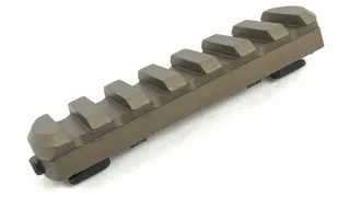 Kinetic Development Group Kinect M-LOK Picatinny Rail - 7 Slot Mount - FDE
