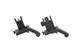NBS Aluminum 45 Degree Offset Flip-Up Sight Set