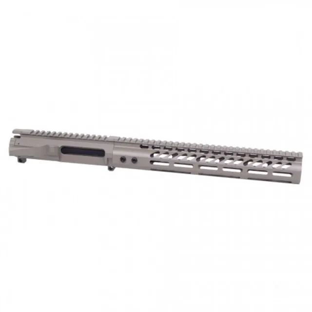 Guntec USA AR-15 Stripped Billet Upper Receiver w/12in Ultralight Series M-LOK Handguard Flat Dark Earth