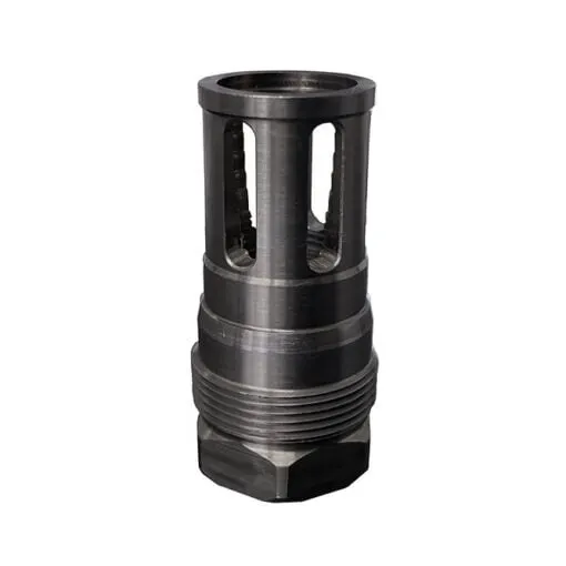 Wolfpack Armory Recessed Night Howler Flash Hider Plan B 1/2x28 - Black Nitride