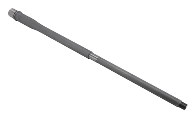 Shaw AR-10 6.5 Creedmoor Threaded Barrel No Flute 24in HBAR Profile 1-8 Twist 5/8-24 Thread Matte Stainless