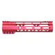 Guntec USA AIR-LOK Series M-LOK Compression Gen 2 Free Floating Handguard w/Monolithic Top Rail 9in Red