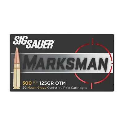 Elite Match Grade 300 Blackout 125gr Matchking OTM 20/Box