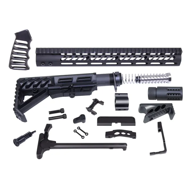 Guntec USA AR-15 Ultimate Rifle Kit Anodized Black