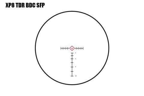 Atibal XP8 1-8x with Rapid View lever 5.56 Tactical Diamond Reticle TDR BDC Reticle Second Focal Plane (SFP)