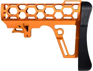 Presma Skeletonized 223/5.56/308 Buttstock Mil-Spec Tube 6 Position Orange