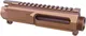Guntec USA AR-15 5.56x45mm NATO Slabside Stripped Billet Upper Receiver Anodized Bronze