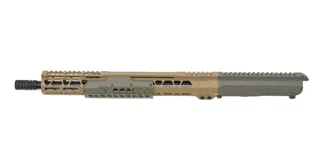 Bilson Arms BA9FC 9mm Luger PCC 16in Forward Charging Complete Upper Assembly Standard Carbine Length 1-10 Twist 1/2x28 Nitride FDE/Sniper Green