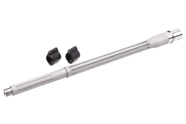 Rainier Arms Match 6.5 Creedmoor Rifle Barrel - 18 Fluted Full Length .800 Gas Block