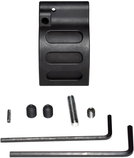 Presma .936 Low Profile Adjustable Gas Block Black