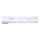 Guntec USA AIR-LOK Series M-LOK Compression Gen 2 Free Floating Handguard w/Monolithic Top Rail 12in Clear