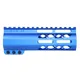 Guntec USA AirLok Series M-LOK Compression Free Floating Handguard w/Monolithic Top Rail 6in Blue
