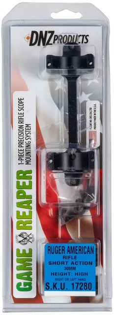 DNZ Game Reaper Ruger American Centerfire 30mm High Aluminum Precisioned Scope Tube, Matte Black