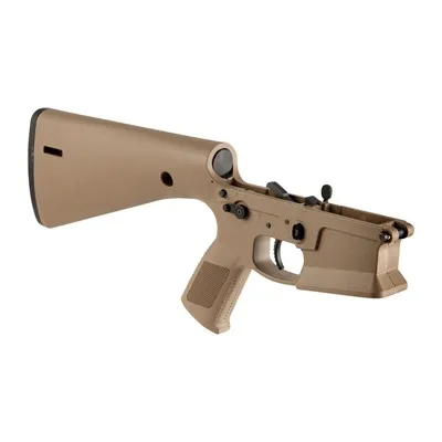 Kp-15 Complete Lower Receiver Ambidextrous Polymer FDE
