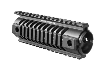 FAB Defense NFR M16 Aluminum Picatinny Quad Rail Carbine Length Black FX-NFR