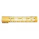 Guntec USA AIR-LOK Series M-LOK Compression Gen 2 Free Floating Handguard w/Monolithic Top Rail 12in Gold