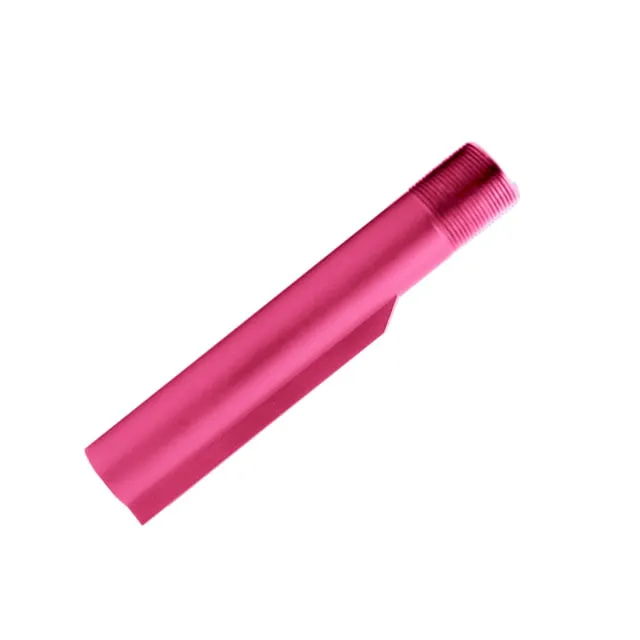 Tiger Rock AR-15 6-Position Mil-Spec Stock Buffer Tube Cerakote Pink Medium