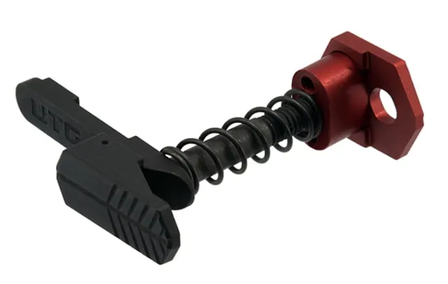 UTG Pro AR15 Ambidextrous Extended Magazine Release Red