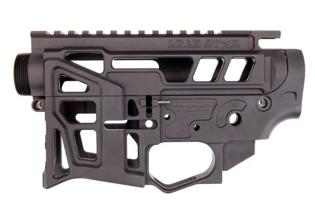 Lead Star Arms LSA-15 - Skeletonized AR-15 Receiver Set - Black