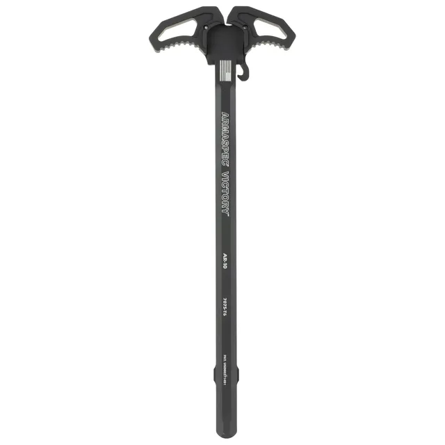 Armaspec Victory, AR-10 Charging Handle, Ambidextrous, Black