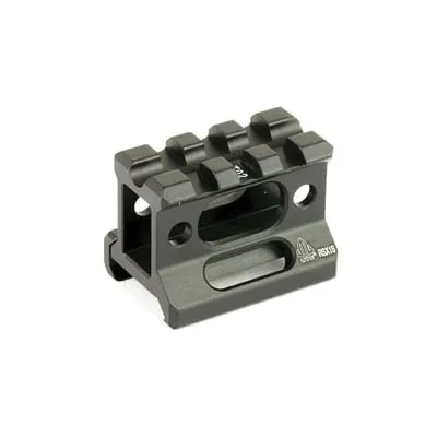 Leapers UTG Riser Mount 1" 3 Slots Fits Picatinny, Black