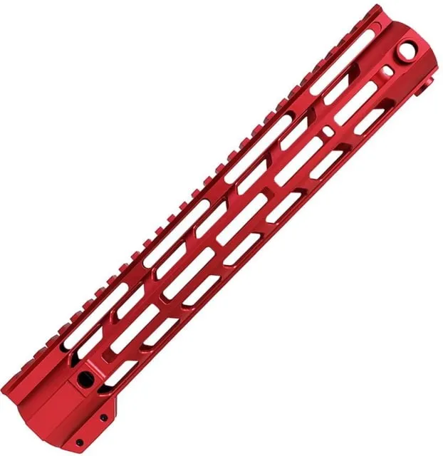 XTS AR-15 M-LOK Rail 12 in Red