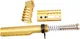 Guntec USA AR-15 4in Pistol Brace Build Kit With Milspec Buffer Tube Anodized Gold