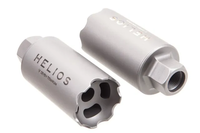 V Seven Helios Muzzle Device - Raw Ti