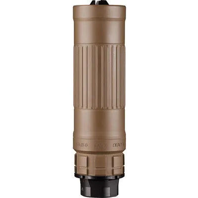 Lazarus 6 Xeno 6mm/5.56 QD Rifle Suppressor FDE