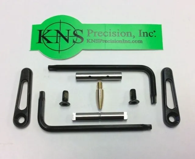 KNS Precision AR15/M16 Gen JJ Non-Rotate Trigger/Hammer Pins .154 Diameter-Stainless Steel NRTHP GEN JJ-SS