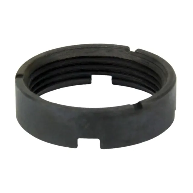 Tacfire Buffer Tube Castle Nut for AR-15 - Black, Essential for Assembly