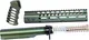 Guntec USA AR-15 10in Pistol Brace Build Kit With Milspec Buffer Tube Anodized Green