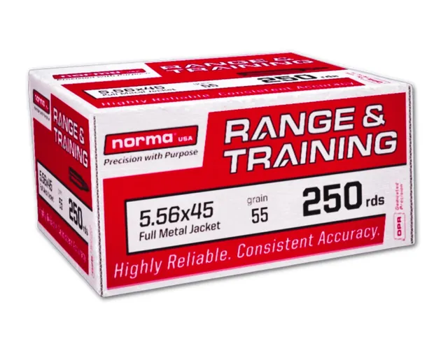Norma Range & Training 5.56 55gr FMJ, 250rd