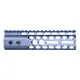 Guntec USA Air Lite Series Honeycomb M-LOK Free Floating Handguard w/ Monolithic Top Rail 7in Anodized Grey