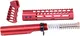 Guntec USA AR-15 9in Pistol Brace Build Kit With Milspec Buffer Tube Anodized Red