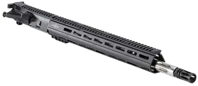 Luth-AR 18 in Bull Barrel Complete Upper Barrel Receiver Assembly Silver/Black 18