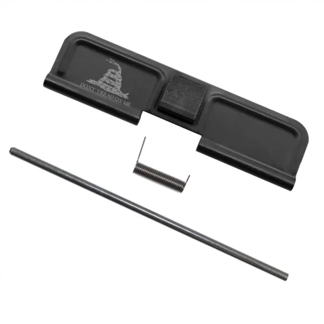 Tiger Rock AR-10/LR-308 Ejection Port Dust Cover Engraving Snek Black Small
