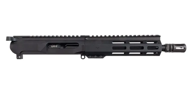PSA Gen4 8" 9mm 1/10 Nitride 7" Lightweight Hex M-LOK Upper - With BCG & CH