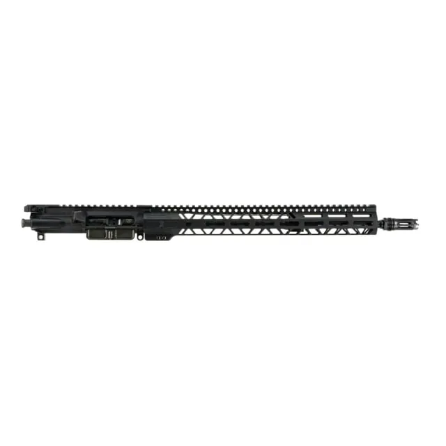 Faxon Firearms Match Series AR-15 .223 Wylde 16in Upper Receiver Gunner Mid Length 1-8 Twist 1/2x28 w/BCG Supressor Black