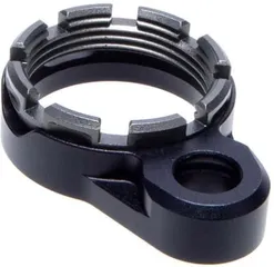 Fortis Manufacturing LE Lightweight Enhanced AR15 End Plate System K1 Tapered Grey Castle Nut