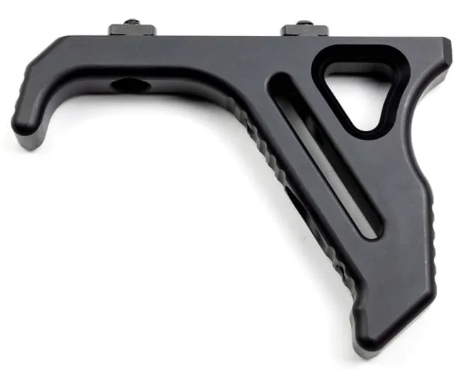 A3 Industries CQB M-LOK Angled Foregrip w/o Skin Grip Face Black