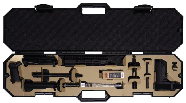 San Tan Tactical Everything But The Lower AR-15 5.56x45mm NATO 10.5inch Upper Receiver Carbine Length 1-7 Twist 1/2x28 Threads Black