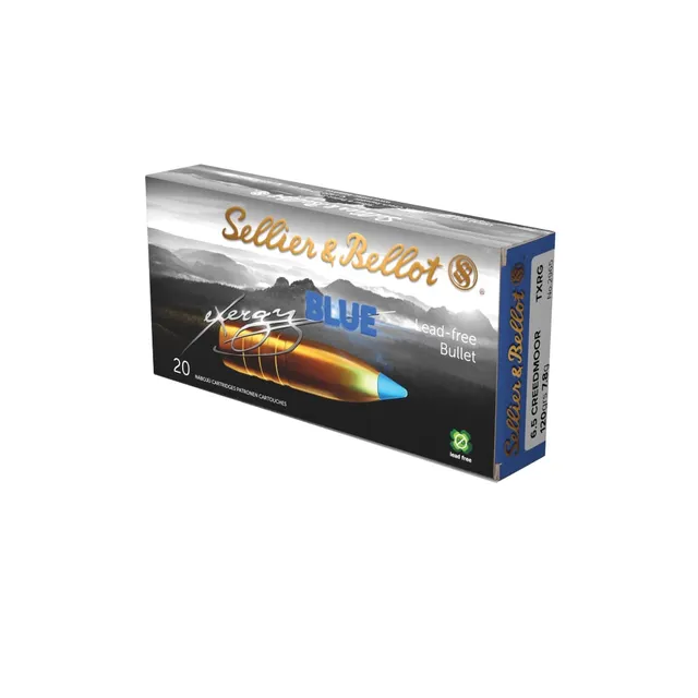 Sellier & Bellot eXergy 6.5 Creedmoor 120 gr Ammo TAC-EX-Blue