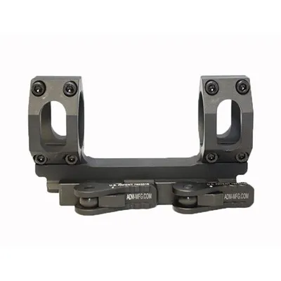 Recon-S No Offset Scope Mount - 35mm 0 MOA Scope Mount, Black