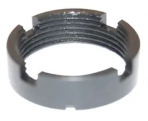 Guntec USA AR-15 Heavy Duty Wide Castle Nut For Car/M4 Buffer Tube Black