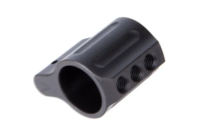 V Seven TITANIUM .625 GAS BLOCK SET SCREW IONBOND BLK