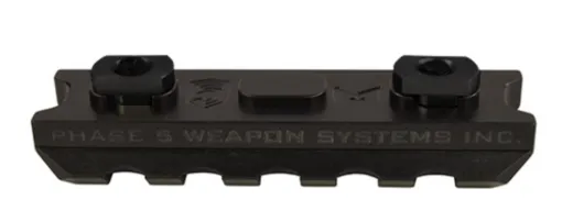 Phase 5 M-LOK 5-Slot Picatinny Rail Section - Black