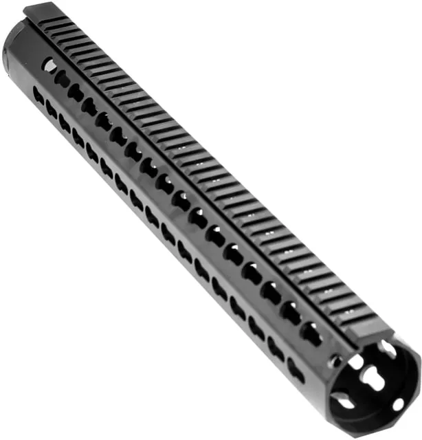 Tiger Rock AR-15 KeyMod Handguard 16" Extra Long Free Float w/Steel Barrel Nut Black