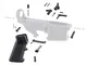Tiger Rock AR-15 Lower Parts Kit w/ NO Trigger Hammer and Springs Black