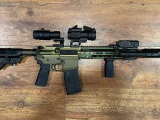 Griffin MK2 11.5-inch SBR in Warhawk Green with Geissele MK4 and Aimpoint PRO